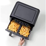 Ariete cvrtnik na vroč zrak z dvojno košaro Airy Fryer Dual - črn | Shoptok.si
