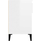 Ormarić Omarica za čevlje visok sijaj bela 102x36x60 cm inženirski les, (20709793) | Shoptok.si