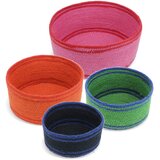 Rex London Košare v kompletu 4 ks iz jute ø 23x11 cm – Cene