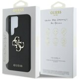 Guess GUHCS25LPGT4MBK ovitek za Samsung Galaxy S25 Ultra 5G - Grained - črn | Shoptok.si