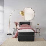 P & B POSTELJA Z VZMETNICO 90 cm x 200 cm , tekstil siva | Shoptok.si