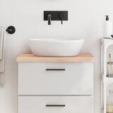 vidaXL Kopalniški pult 60x40x4 cm neobdelan trden les Cene