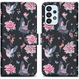  Ohišje, združljiv s Samsungom - Design Crane & Flowers št. 9 - Zaščitni pokrov z magnetnim zapiranjem, funkcijo stojala in režo za kartico, (20694441) | Shoptok.si