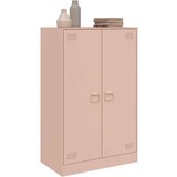 vidaXL Komoda roza 67x39x107 cm jeklo | Shoptok.si