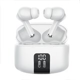 INF Brezžične slušalke M48Pro z digitalnim zaslonom in štirimi mikrofoni ENC White, (5000130094) | Shoptok.si