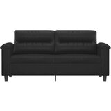 vidaXL Dvosjed od tkanine crni 140 cm od umjetne kože | shoptok.hr