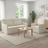  Set sofe 2 pcs Krem Kordura tekstil - Krem Jednostruka + Dvostruka (140 cm) | shoptok.hr