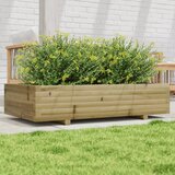 vidaXL Vrtna sadilica 110 x 60 x 26,5 cm od impregnirane borovine cijene