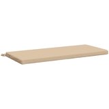  Jastučić za klupu SOEST 100% poliester Krem 110 x 50 x 5 cm Slike