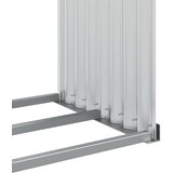 Držač za cjepanice srebrni 120x45x210 cm od pocinčanog čelika | Eponuda.ba