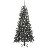 vidaXL Umjetno božićno drvce s stalakom Zelena 129.5 x 129.5 x 240 cm | shoptok.hr