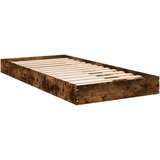 vidaXL Okvir za krevet boja hrasta 90 x 200 cm konstruirano drvo | shoptok.hr