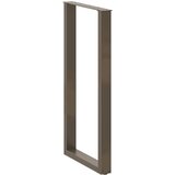  Noge za barski stol U-oblik 2 kom Prirodni čelik 60 x (110-111) cm Čelik | shoptok.hr