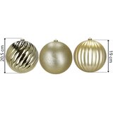  Ca0985 božićne kuglice 20 cm 3 kom. | shoptok.hr