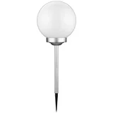 BAUHAUS solarna kuglasta svjetiljka (štap za zabijanje u zemlju, promjer: 25 cm, visina: 677 mm, led, 8 h)