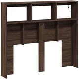 Ormarić za uzglavlje LED boja smeđeg hrasta 120x17x102 cm | Eponuda.com