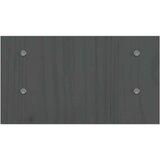  Stojalo za zaslon sivo 50x27x15 cm trdna borovina, (20769685) | Shoptok.si