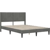  Okvir za krevet Tamnosiva 137 x 190 cm Baršun - Dupli | shoptok.hr