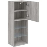  ormarić s LED svjetlima boja hrasta 40 5x30x102 cm | shoptok.hr