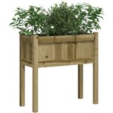  Vrtne sadilice s nogama 70x31x70 cm od impregnirane borovine | shoptok.hr