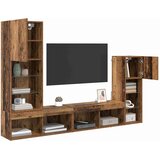 TV zidne jedinice Zidne 4 pcs Staro drvo Konstruirano drvo | shoptok.hr