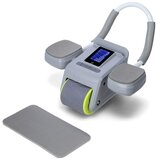  Ka08 sivi abs automatski kotač za vježbanje trbušnih mišića s lcd zaslonom i punjenjem hms | shoptok.hr