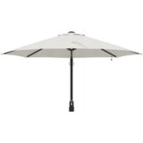  Zidni vrtni suncobran sa LED-ima Bež 248 cm | shoptok.hr