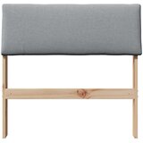  Tapecirani uzglavlje Svijetlo siva 75 cm Čvrsto borovo drvo | shoptok.hr