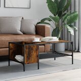  Stolić za kavu sa stalkom boja hrasta 100x51x40 cm | shoptok.hr