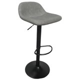  Barska stolica 620169 Svetlo siva /crna metalna baza 430x410x730(940)mm ( 776-047 ) | ePonuda.com