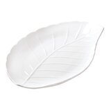 Brandani Servirni krožnik List 31x22cm / bel / porcelan, (21318159) | Shoptok.si