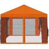  Pokrov za gazebo s bočnim zidovima 6 x 3 m Narančasta Poliester | Eponuda.com