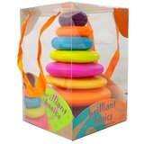 A pyramid of colorful hoops for a baby | shoptok.hr