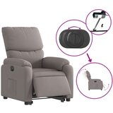  Električni naslanjač s funkcijo vstajanja taupe blago, (20927552) | Shoptok.si