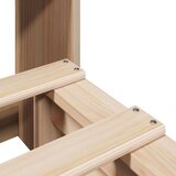 vidaXL Knjižna postelja brez vzmetnice 90x190 cm trden les | Shoptok.si