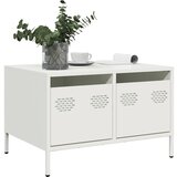 Maison Chic TV omarica - TV stojalo - Televizijska omarica bela 68x50x43,5 cm hladno valjano jeklo, (21700839) | Shoptok.si