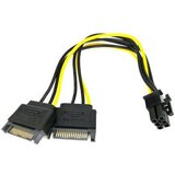 E-green naponski adapter za pci-e vga (6-pin) -2x sata | ePonuda.com