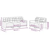  2-dijelni set sofa s jastucima tamnosivi od tkanine | shoptok.hr