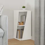 polica Bijelo 33 x 32 x 70,5 cm Konstruirano drvo