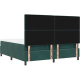  Postelja z vzmetnico Temno zelena 180 x 200 cm Žamet - - Zelena - 91.52 - 180 x 200 cm - | Shoptok.si