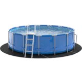  Kružni Pokrivač za Bazen Crna Plastika Ø 366 cm | shoptok.hr