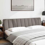 Maison Chic Posteljno vzglavje - Vzglavna omarica - Vzglavna stranica taupe 200 cm blago, (21704164) | Shoptok.si