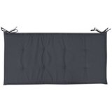  Jastuk za vrtnu klupu antracit 100 x 50 x 3 cm tkanina Oxford | shoptok.hr