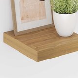  Polica na zidu 2 pcs Smeđa 23 x 23,5 x 4 cm Konstruirano drvo | Eponuda.com
