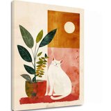  Slika na platnu - Cat zen | shoptok.hr