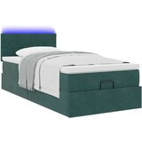 vidaXL Okvir kreveta s madraca tamnozeleni 90x200cm baršunasti | shoptok.hr