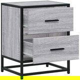 vidaXL Nočna omarica 2 kosa siva sonoma 40x31x50 cm inženirski les | Shoptok.si