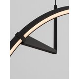 Nova Luce Mat črna aluminijasta LED zatemnitvena viseča svetilka ø 60 cm Tilia – | Shoptok.si