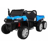 Traktor na akumulator Farmer - dvosedežni - moder | Shoptok.si