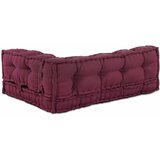  Jastučić za paletni kauč 3 pcs Bordo 120 x 80 x 38 cm Tkanina | shoptok.hr